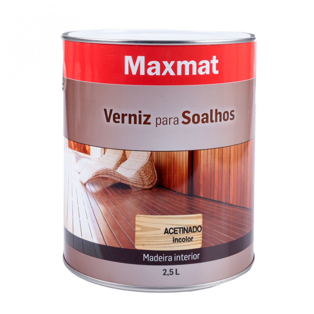 Verniz P Soalhos Madeira Acetinado L Maxmat