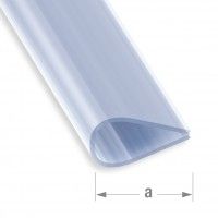 Baguete Encadernao PVC Transparente - 1m