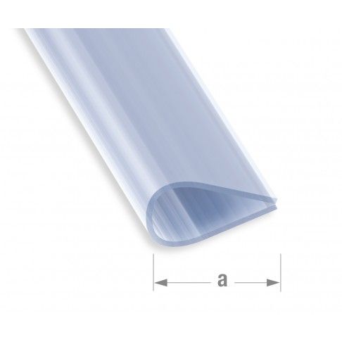 Baguete Encadernao PVC Transparente - 1m