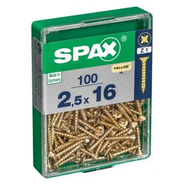 SPAX CP YELLOX 2,5x16mm M