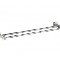 Toalheiro Duplo Srie Cromada 55cm Inox