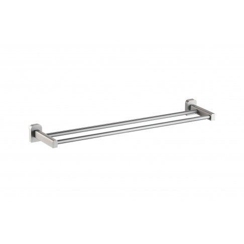 Toalheiro Duplo Srie Cromada 55cm Inox