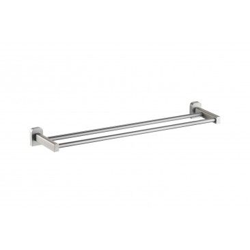 Toalheiro Duplo Srie Cromada 55cm Inox