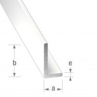 Perfil ngulo Alumnio Branco 20x30mm-1m