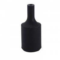 Casquilho Silicone E27 Preto