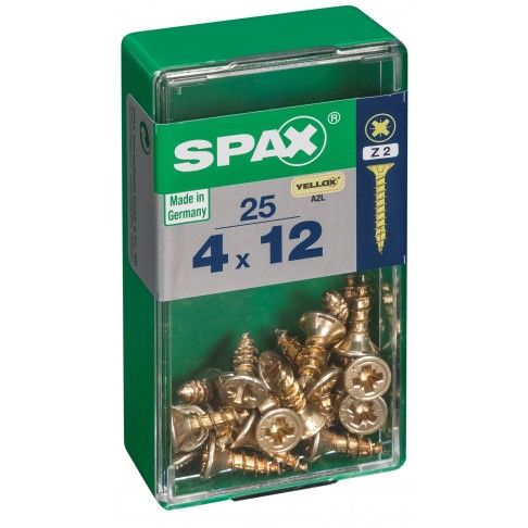 SPAX CP YELLOX 4x12mm S 