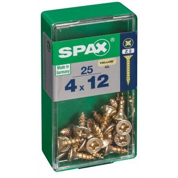 SPAX CP YELLOX 4x12mm S 