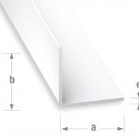 Perfil ngulo PVC Branco 40x40mm-2,6m