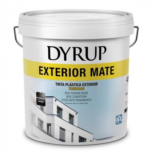 Tinta Exterior Mate Branco 4L