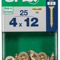 SPAX CP YELLOX 4x12mm S 