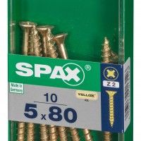 SPAX CP YELLOX 5x80mm M 