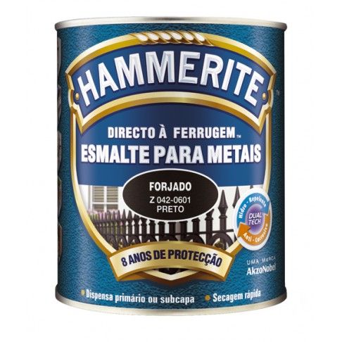 Esmalte HAMMERITE Antioxidante Preto 0,75L