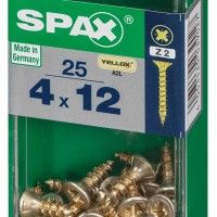 SPAX CP YELLOX 4x12mm S 