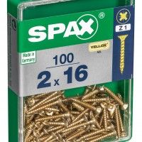 SPAX CP YELLOX 2x16mm M