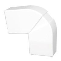 ngulo Plano para Calha 40x16mm Branco 