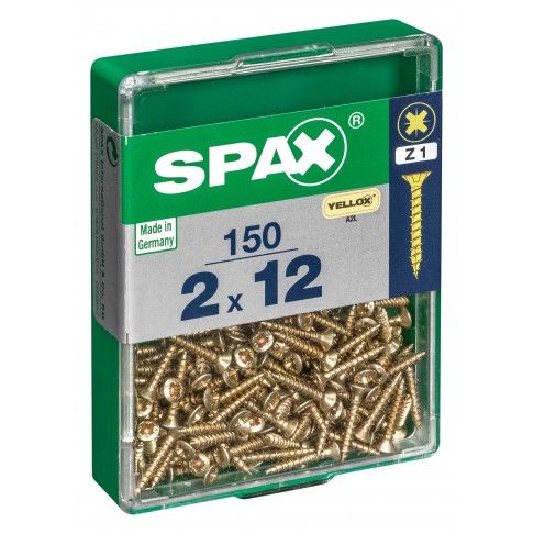 SPAX CP YELLOX 2x12mm M