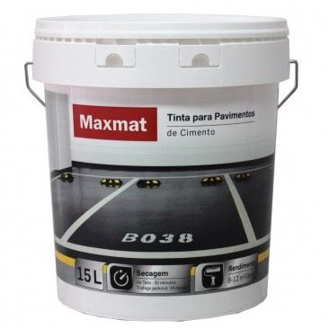 Tinta Pavimento MAXMAT Cinza 15L