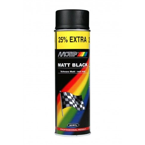 Spray Auto RAL 9005 Preto Mate 500ml