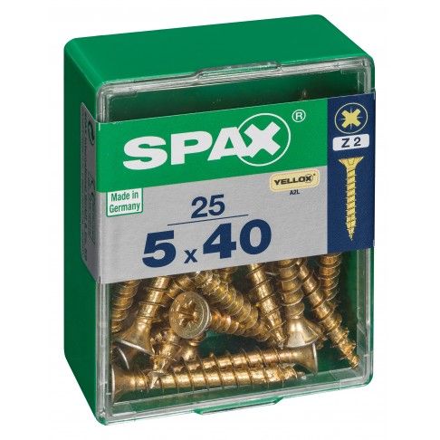 SPAX CP YELLOX 5x40mm M 