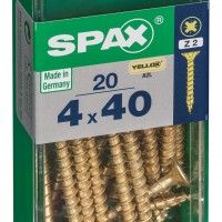 SPAX CP YELLOX 4x40mm S 