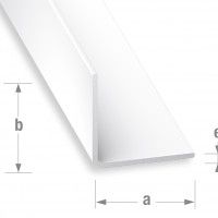 Cantoneira PVC Branco 60x60mm-1m