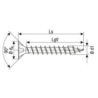 Parafuso Cabea Plana Yellox 3,5x20 M 100 unid.