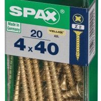 SPAX CP YELLOX 4x40mm S 