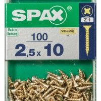 SPAX CP YELLOX 2,5x10mm M