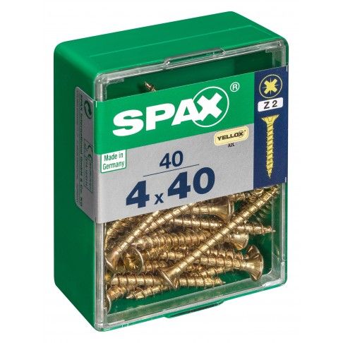 SPAX CP YELLOX 4x40mm M 