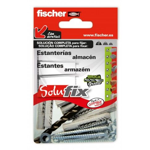 Kit Fixao Estantes Armazm SOLUFIX