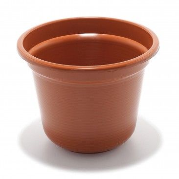 Vaso Cilindro 20cm Castanho