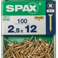 SPAX CP YELLOX 2,5x12mm M