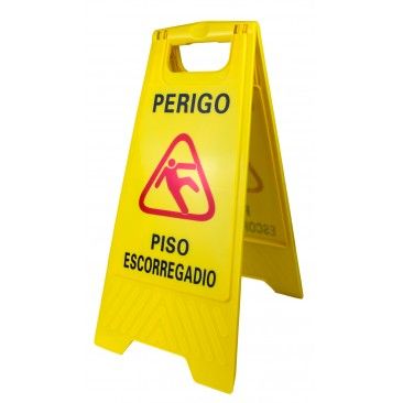 Placa Sinalizadora Piso Escorregadio