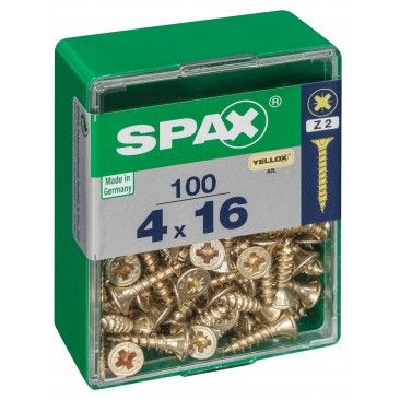 SPAX CP YELLOX 4x16mm M 