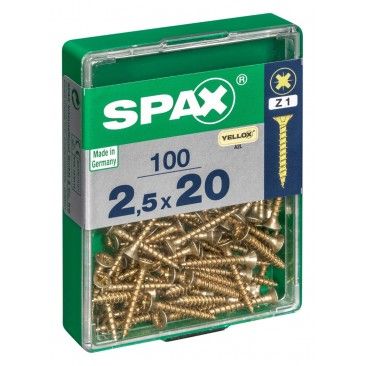 SPAX CP YELLOX 2,5x20mm M