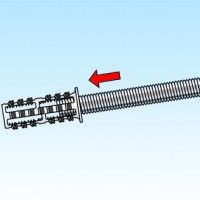 Bucha Rodforce 12 M8 p/ varo roscado