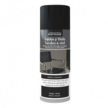 Spray Rust Tecidos Vinil Preto 400ml