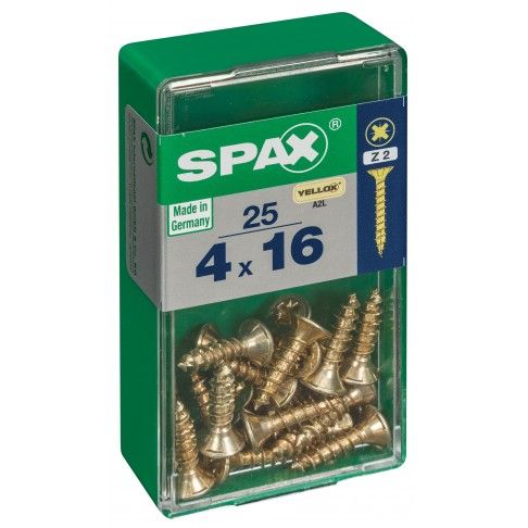 SPAX CP YELLOX 4x16mm S 