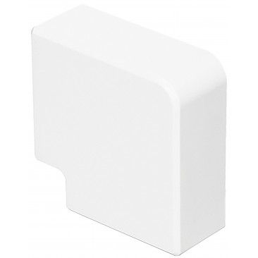 Angulo Plano para Calha 12x7mm Branco 