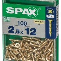 SPAX CP YELLOX 2,5x12mm M