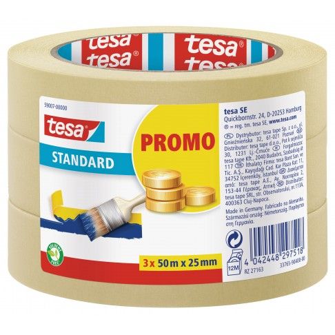 Fita de Pintura STANDARD 3 rolos