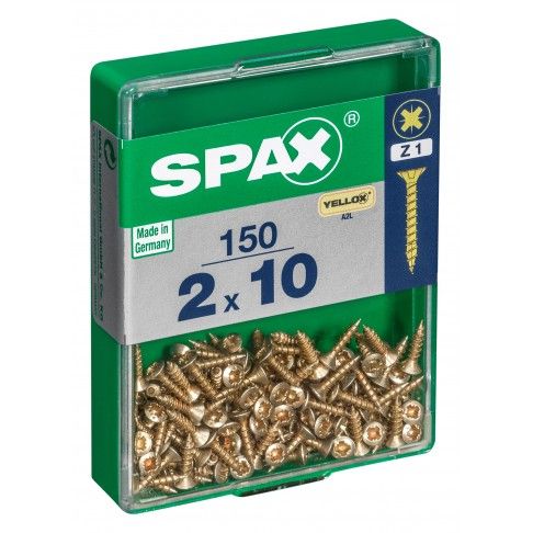 SPAX CP YELLOX 2x10mm M