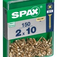 SPAX CP YELLOX 2x10mm M