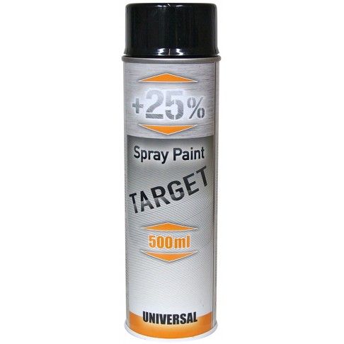 Spray Target RAL 9005 Preto 500ml