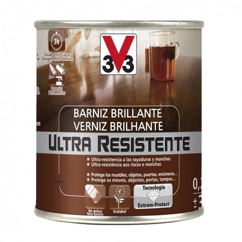 Verniz Ur Inteiror Aqua Brilhante Cerejeira 0,75L