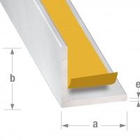 Cantoneira Adesiva Alumnio 20x20x1,5mm-2,6m