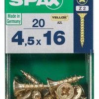 SPAX CP YELLOX 4,5x16mm S 