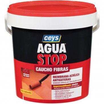 Aguastop Borracha Acrlica Fibras Telha 20Kg