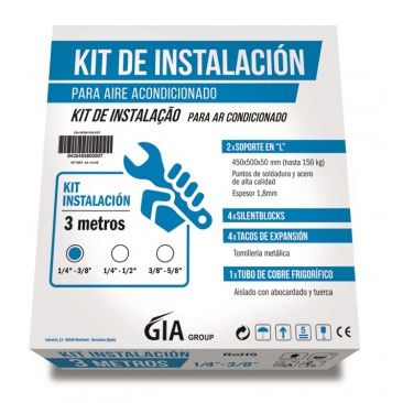 Kit Instalao AC 3MT  1/4 - 3/8