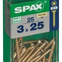 SPAX CP YELLOX 3x25mm S 